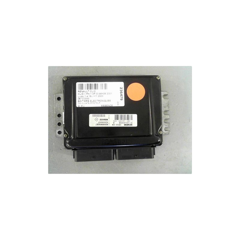 CALCULATEUR MOTEUR RENAULT CLIO II PH.1 98-2001