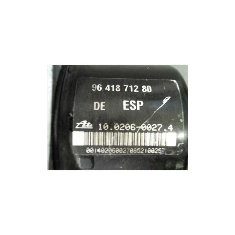 UNITE HYDRAULIQUE ABS PEUGEOT 206 98-09