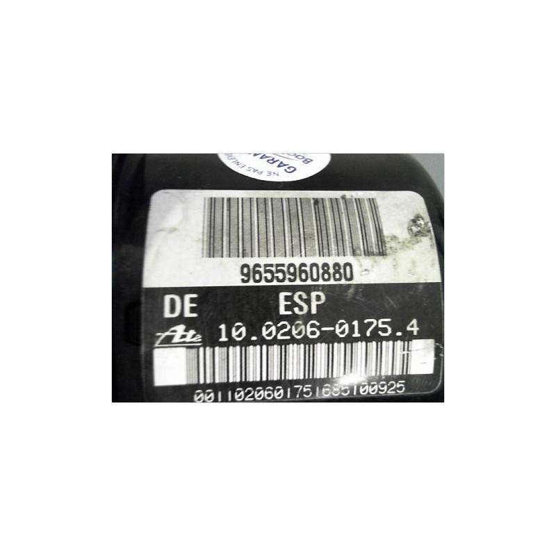 UNITE HYDRAULIQUE ABS PEUGEOT 206 CC 2000-2007