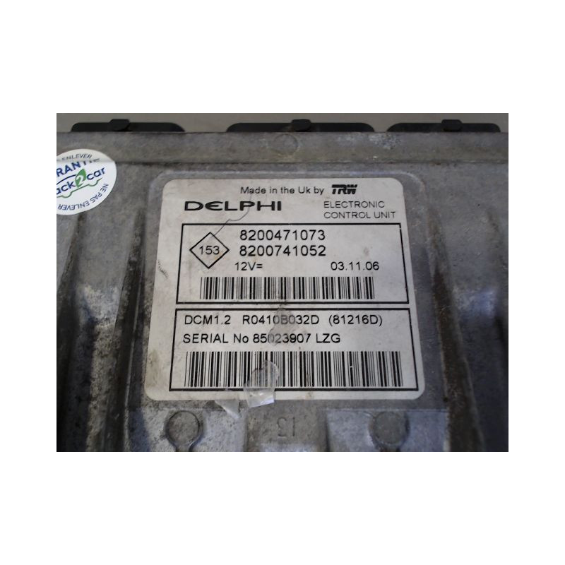 CALCULATEUR MOTEUR RENAULT TWINGO
