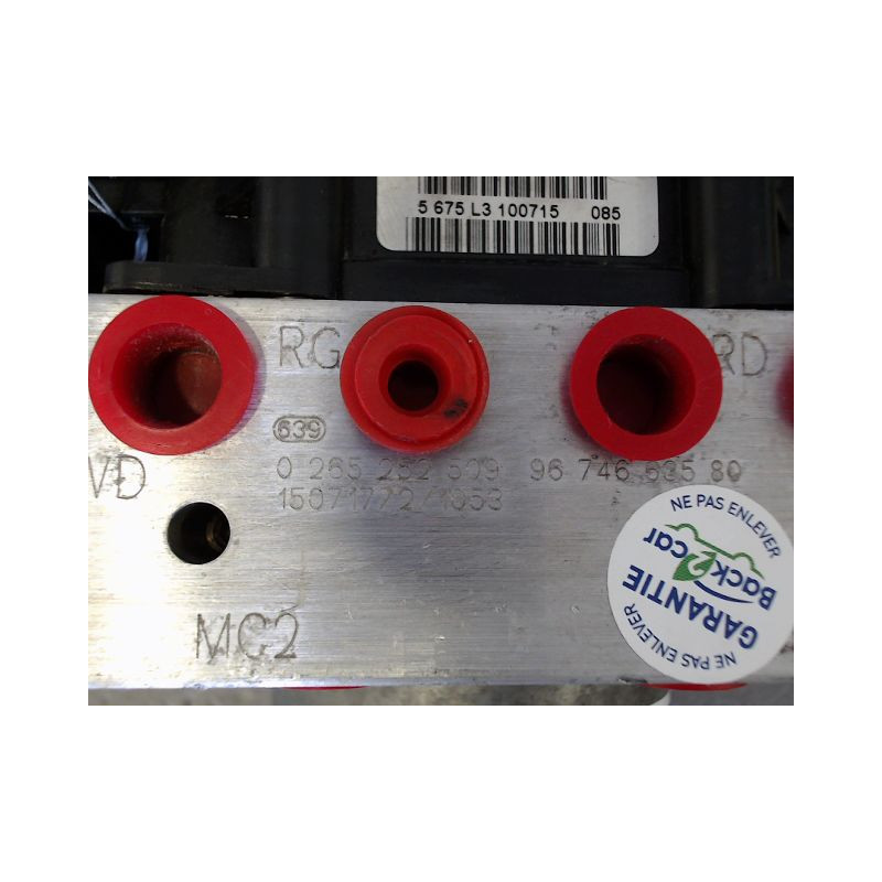 UNITE HYDRAULIQUE ABS PEUGEOT PARTNER TEPEE 2008-
