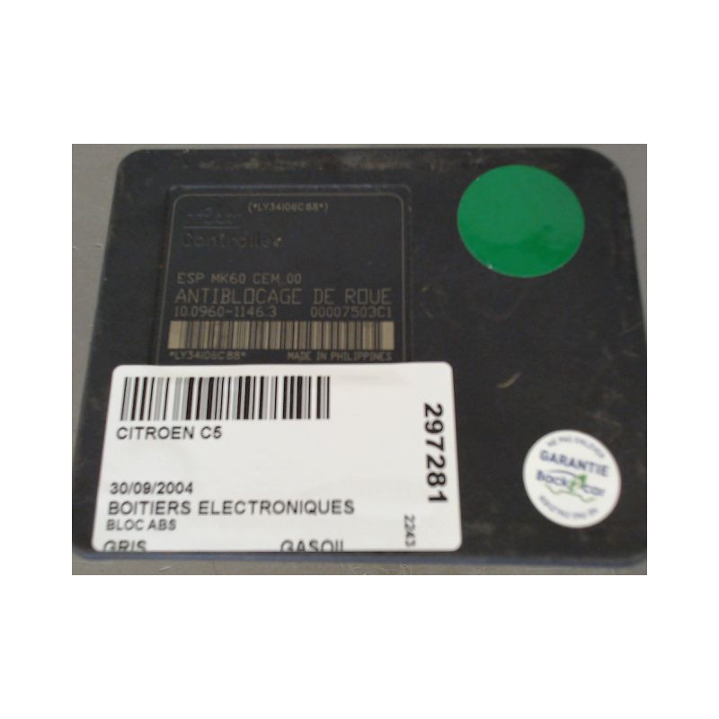 UNITE HYDRAULIQUE ABS CITROEN C5