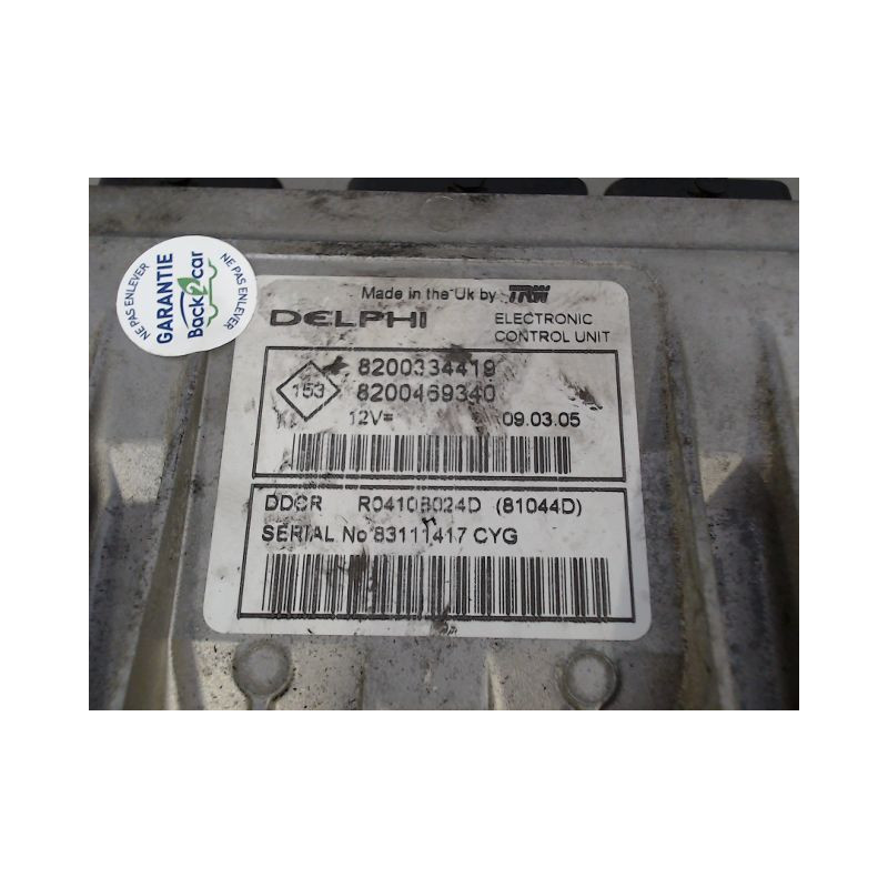 CALCULATEUR MOTEUR RENAULT MEGANE