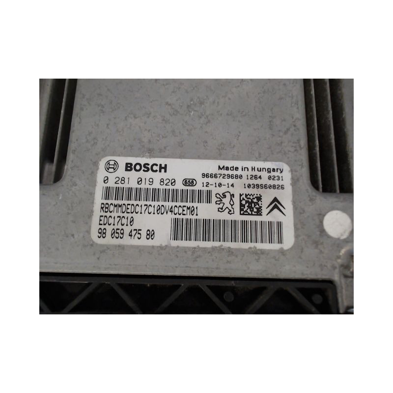CALCULATEUR MOTEUR PEUGEOT 208 Phase 1 2012-...