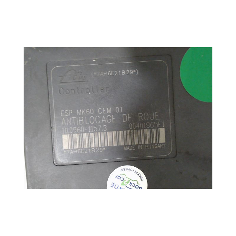 UNITE HYDRAULIQUE ABS PEUGEOT 206