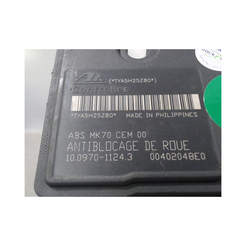 UNITE HYDRAULIQUE ABS CITROEN C3 I Phase 2 2005-2010