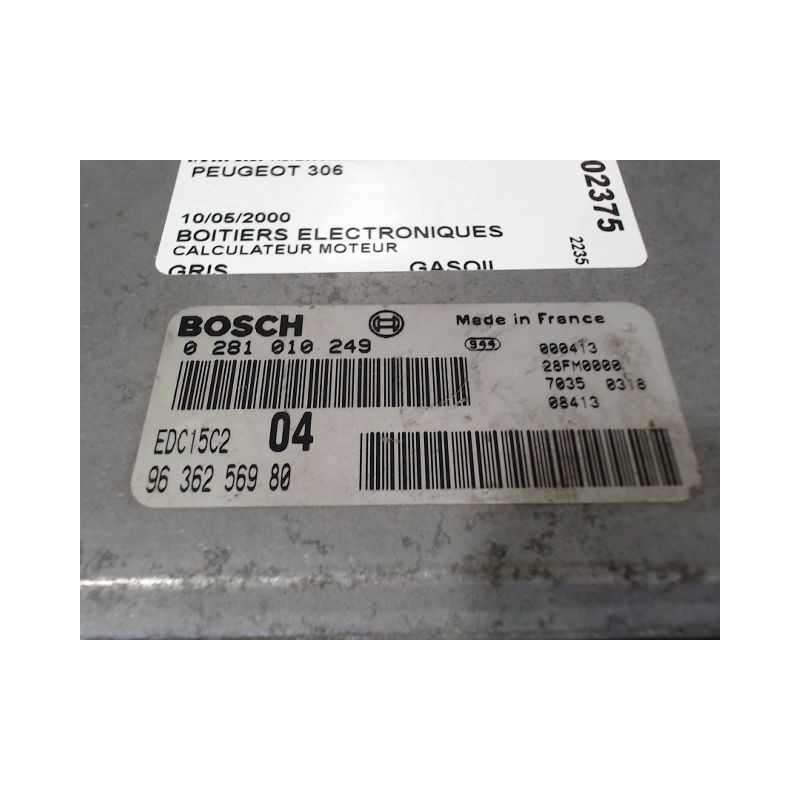 CALCULATEUR MOTEUR PEUGEOT 306