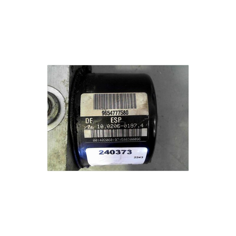UNITE HYDRAULIQUE ABS PEUGEOT 1007 05-10