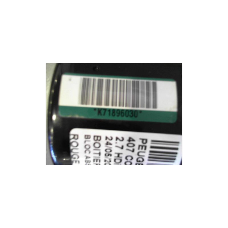 UNITE HYDRAULIQUE ABS PEUGEOT 407 COUPE 05-11