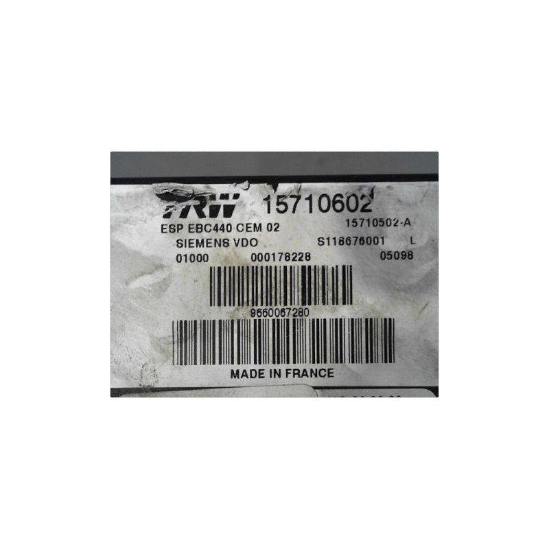 UNITE HYDRAULIQUE ABS PEUGEOT 407 SW