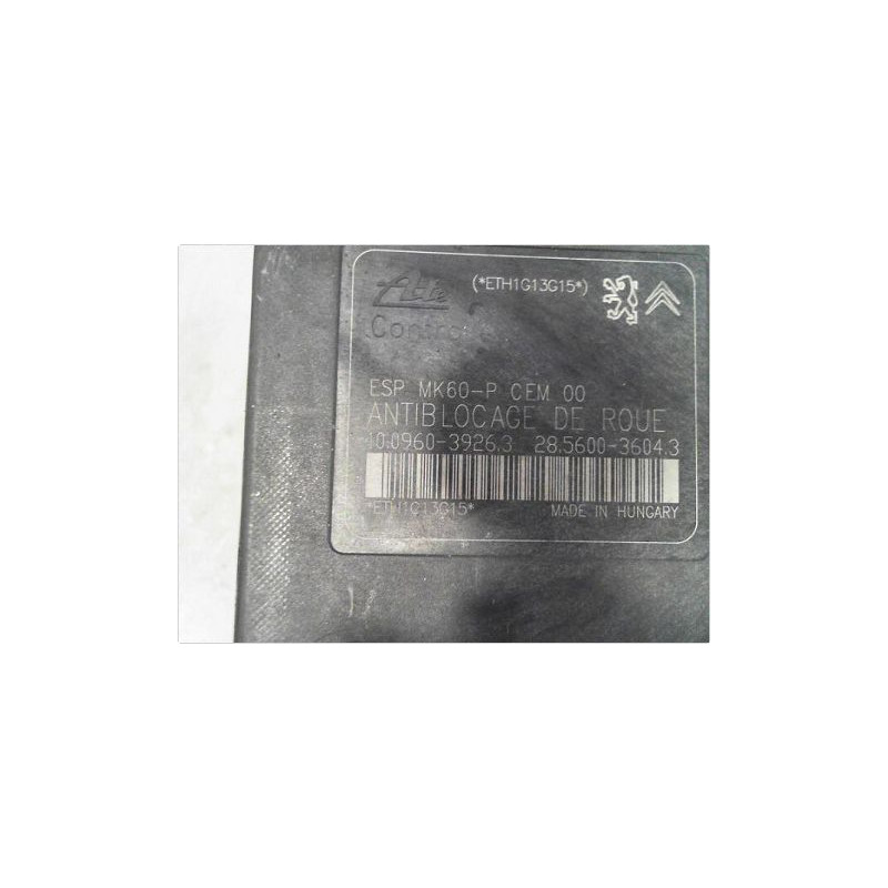 UNITE HYDRAULIQUE ABS CITROEN DS3 09-14