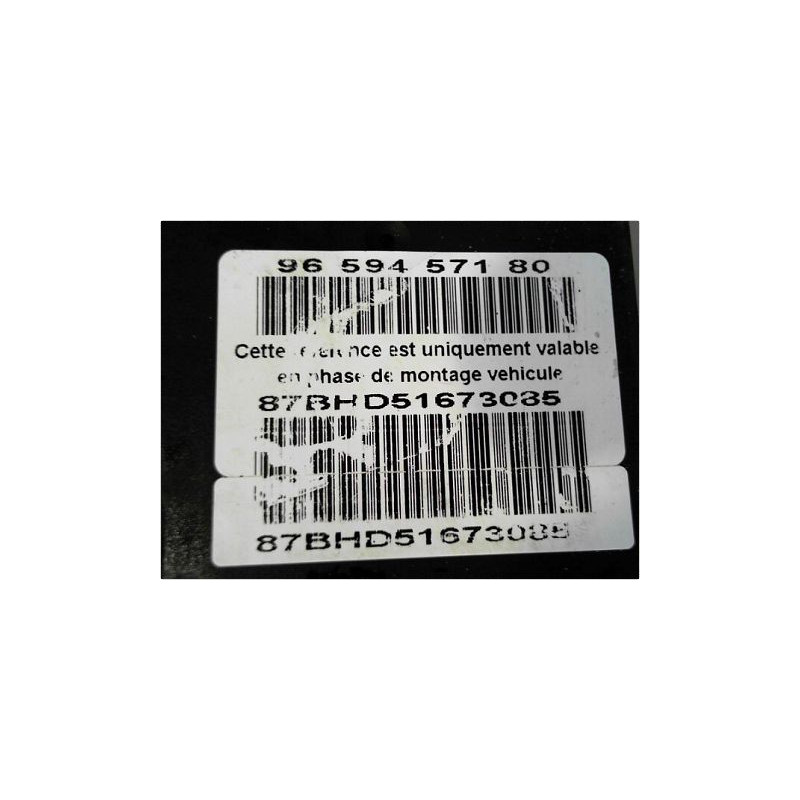 UNITE HYDRAULIQUE ABS PEUGEOT 307 2001-2005