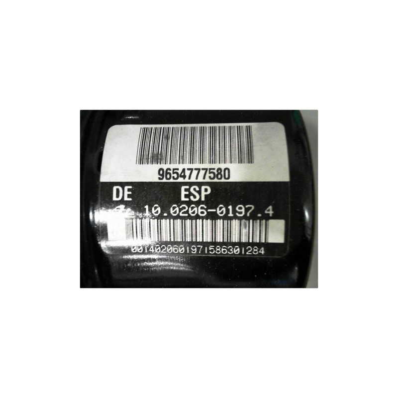 UNITE HYDRAULIQUE ABS PEUGEOT 1007 05-10