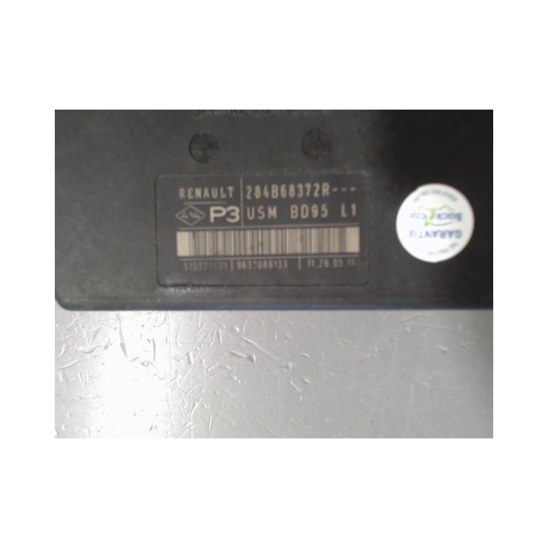 BOITE A FUSIBLES RENAULT MEGANE III Phase 1 2008-2012