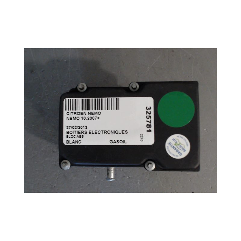 UNITE HYDRAULIQUE ABS CITROEN NEMO 2007-