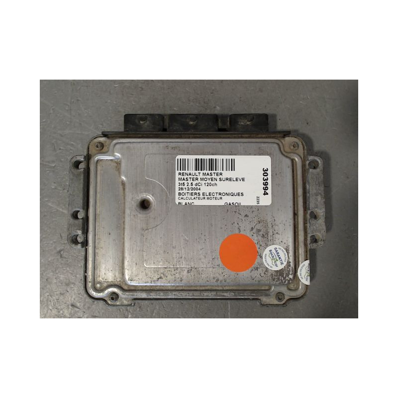 CALCULATEUR MOTEUR RENAULT MASTER MOYEN SURELEVE 2003-