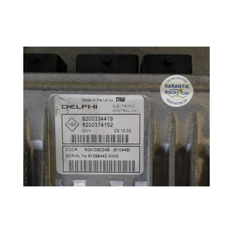 CALCULATEUR MOTEUR RENAULT MEGANE