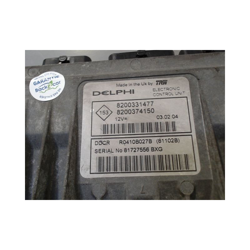CALCULATEUR MOTEUR RENAULT CLIO
