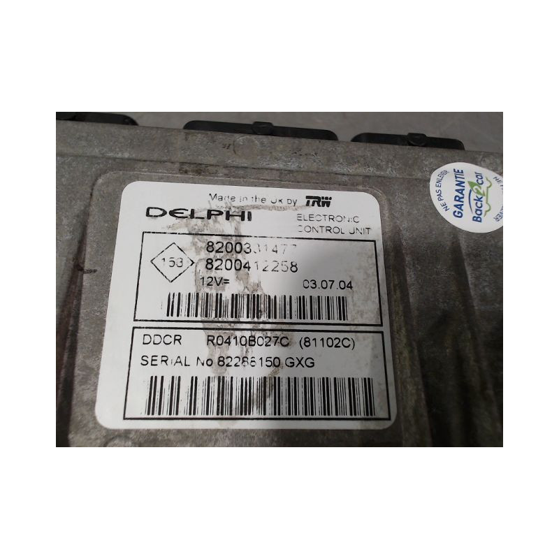 CALCULATEUR MOTEUR RENAULT CLIO II PH.2 01-06