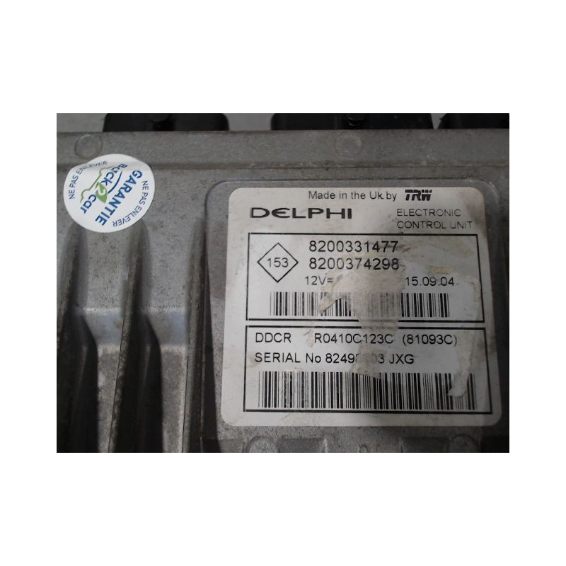 CALCULATEUR MOTEUR RENAULT KANGOO EXPRESS I Phase 2 2003-2010