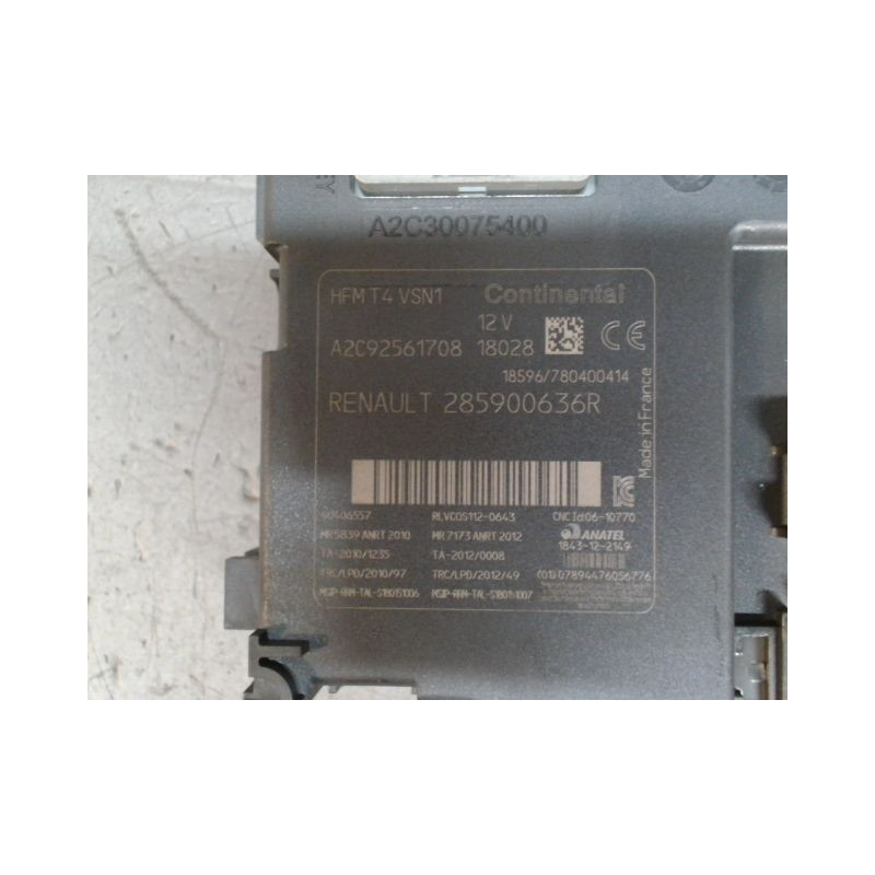 LECTEUR DE CARTE RENAULT CLIO