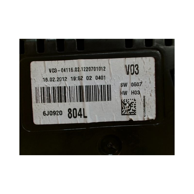 BLOC COMPTEURS SEAT IBIZA