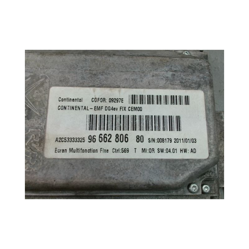 ECRAN GPS CITROEN C5 BERL. II (X7) 2008-...