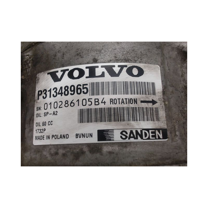 COMPRESSEUR AIR CONDITIONNE VOLVO V40