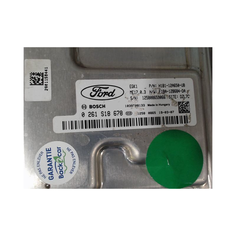 CALCULATEUR MOTEUR FORD FIESTA