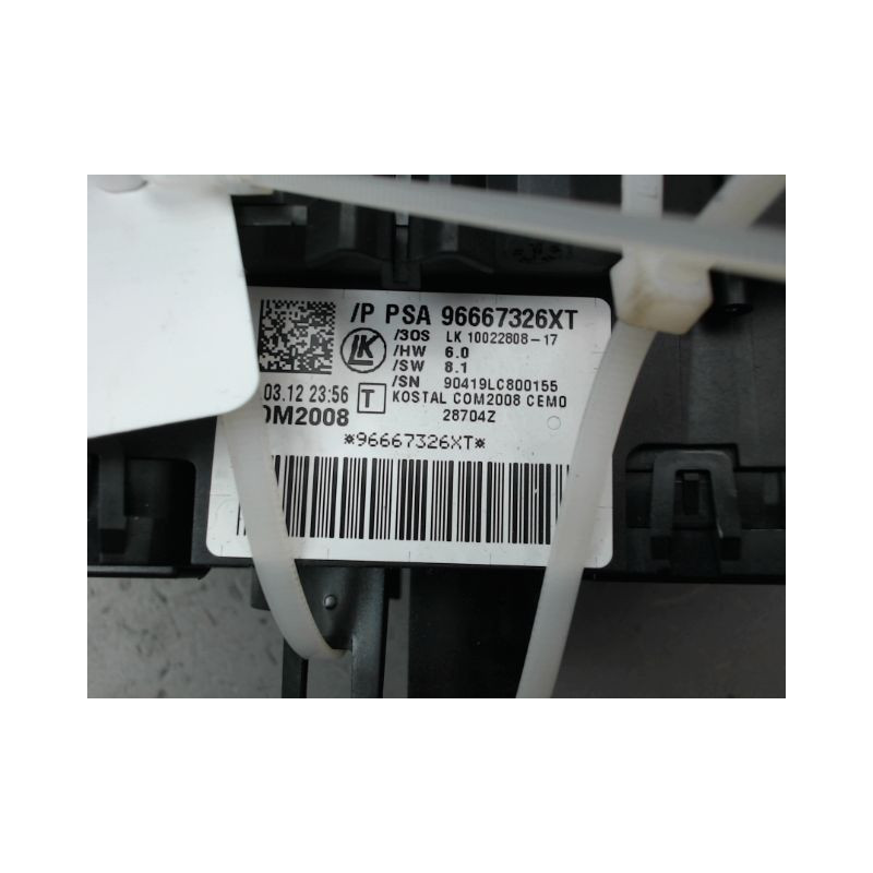 BLOC COMMODOS CITROEN DS3 Phase 1 (A55) 2009-2014