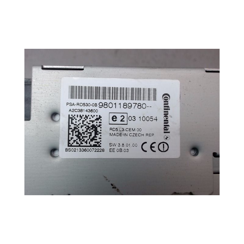 AUTORADIO CITROEN C4 II Phase 1 (B7) 2010-...
