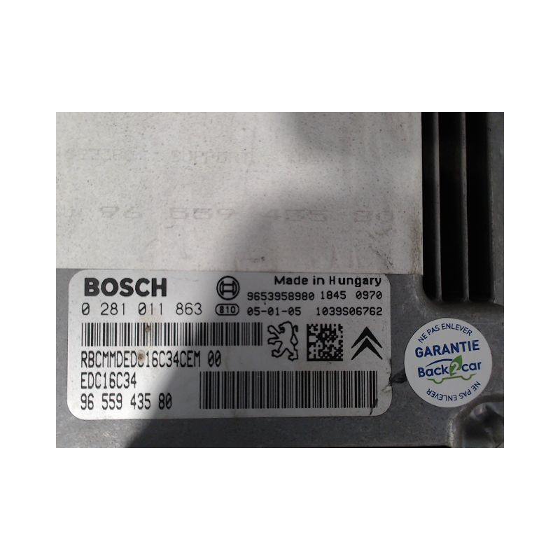 CALCULATEUR MOTEUR CITROEN C4