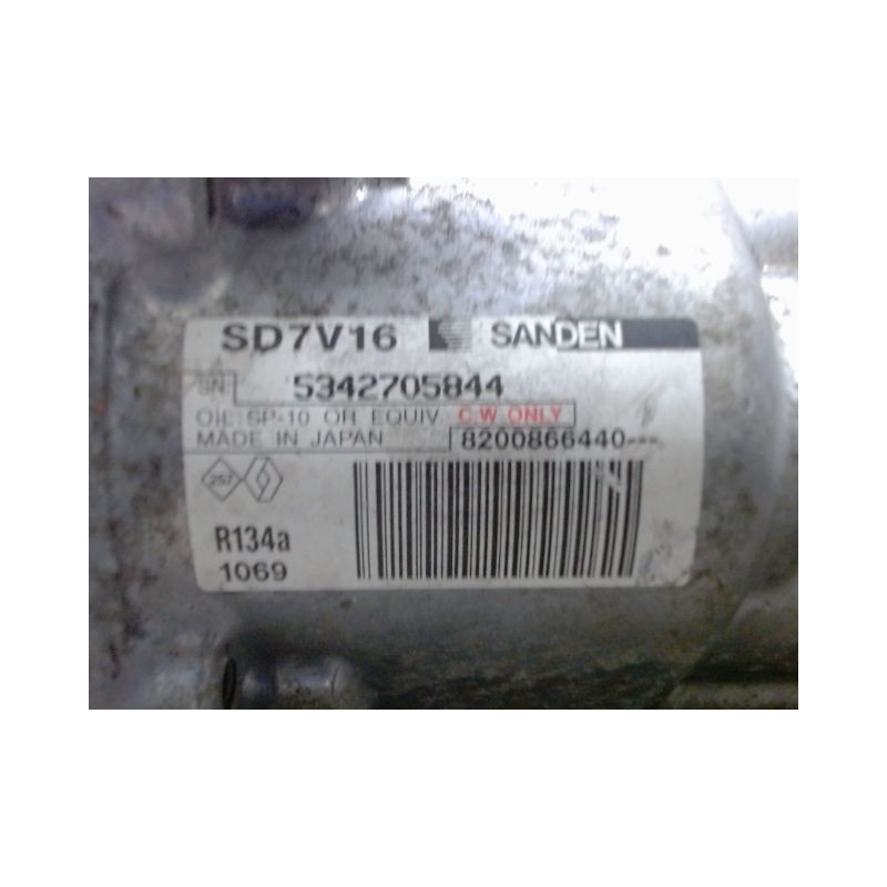 COMPRESSEUR AIR CONDITIONNE DACIA SANDERO 2008-