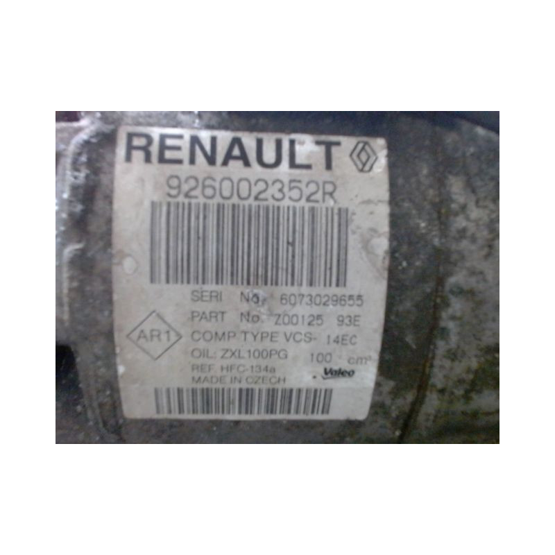 COMPRESSEUR AIR CONDITIONNE RENAULT CLIO