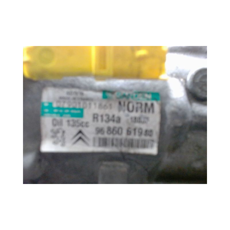 COMPRESSEUR AIR CONDITIONNE CITROEN JUMPY TOLE LONG 2007-