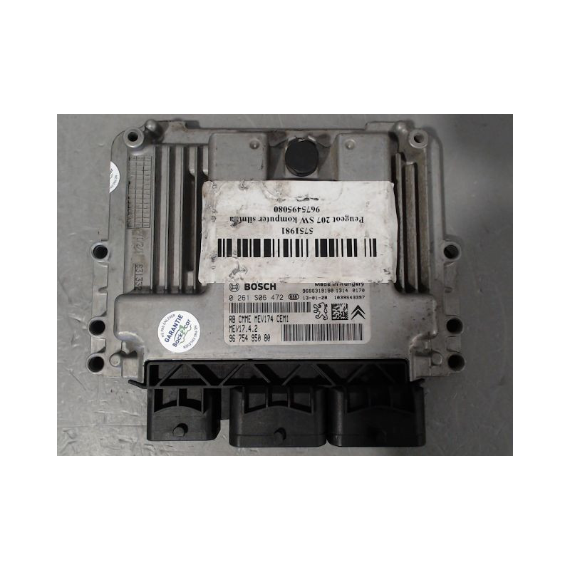 CALCULATEUR MOTEUR PEUGEOT 207