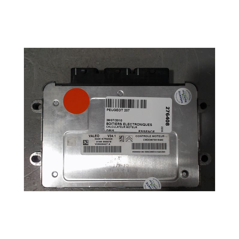 CALCULATEUR MOTEUR PEUGEOT 207