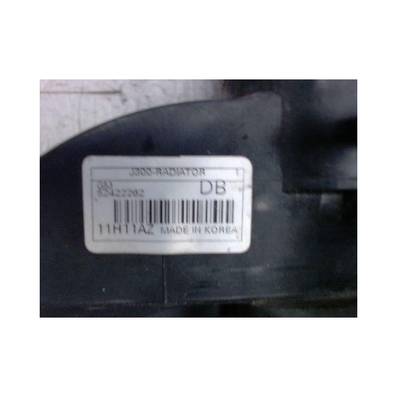 RADIATEUR CHEVROLET CRUZE