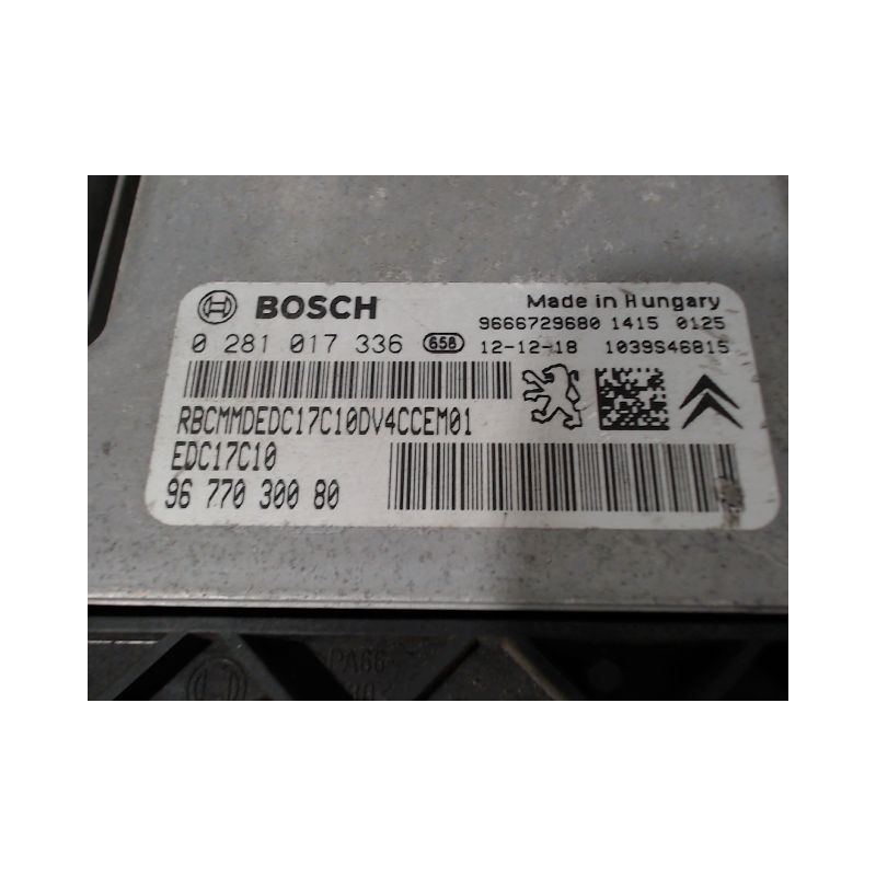 CALCULATEUR MOTEUR PEUGEOT 207 2006-2013