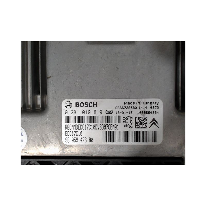 CALCULATEUR MOTEUR CITROEN C4