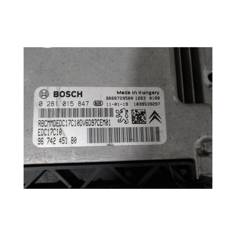 CALCULATEUR MOTEUR CITROEN C3