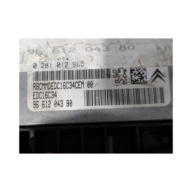 CALCULATEUR MOTEUR CITROEN C4 I Phase 1 2004-2008