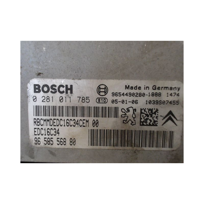 CALCULATEUR MOTEUR CITROEN C3 I Phase 1 2002-2005