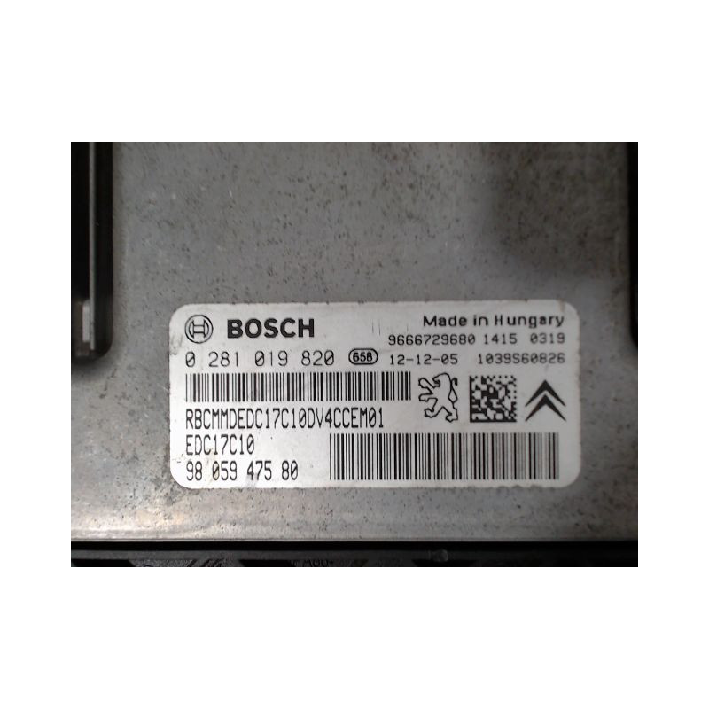 CALCULATEUR MOTEUR PEUGEOT 208 Phase 1 2012-...