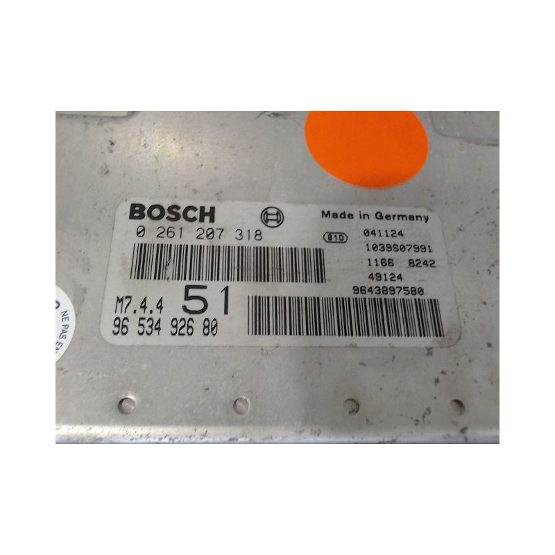 CALCULATEUR MOTEUR CITROEN XSARA PICASSO MONOSP. 1999-2010