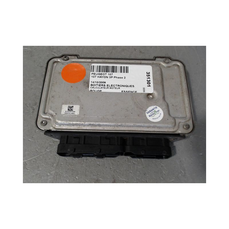 CALCULATEUR MOTEUR PEUGEOT 107 Phase 2 2009-2012