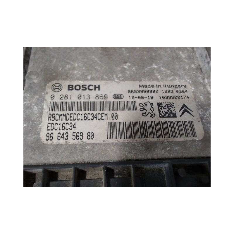 CALCULATEUR MOTEUR PEUGEOT EXPERT FG II 2007-...