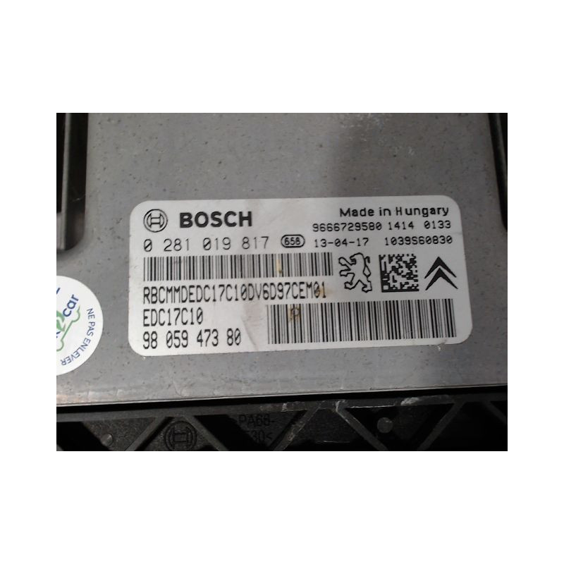 CALCULATEUR MOTEUR PEUGEOT 308