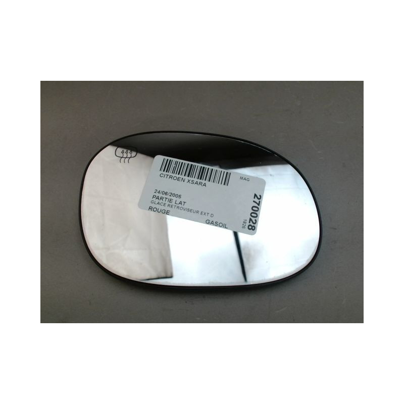 GLACE RETROVISEUR EXT D CITROEN XSARA