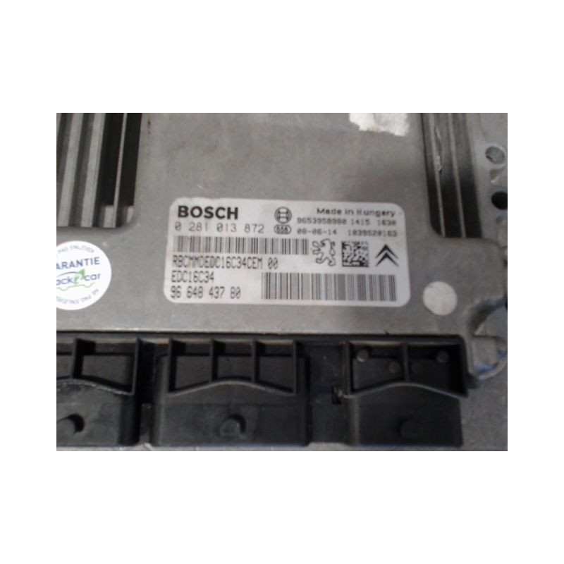 CALCULATEUR MOTEUR PEUGEOT 207